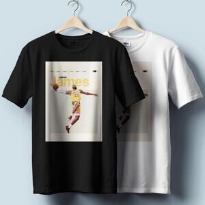 Basketball Legacy Lebron James T-Shirt  Iconic Inspired Graphic  Unisex